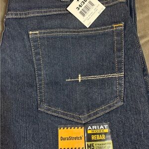 Ariat Men's Dark Blue Straight Jeans